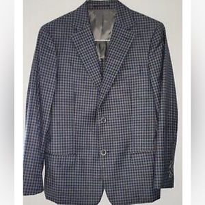 J HILBURN Men's 38S Tailored Fit Made in Portugal Thin Wool Sportscoat Blazer
